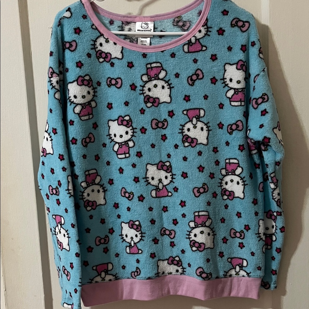 Hello Kitty Blue and Pink Women’s Sleep Top